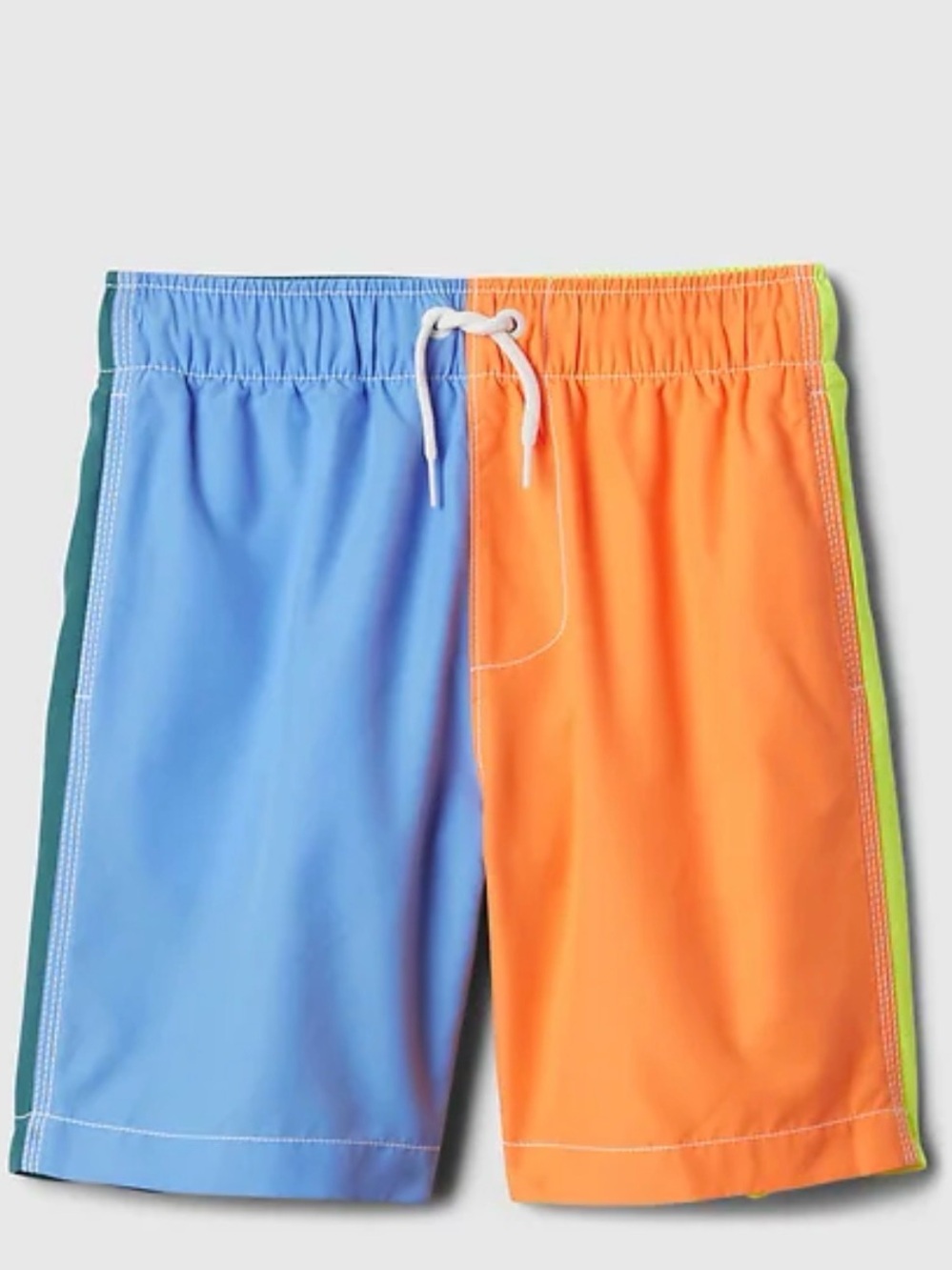 NWOT GAP Surf Kids Colorblock Swim Trunks Size Large - 10
